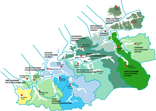 Ingen endring av vaktregionene