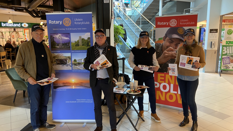 Ulstein Rotary markerer Poliodagen 2020