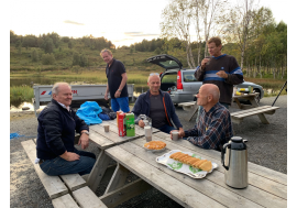 Ferdigstillingsdugnad på Burgardshuken