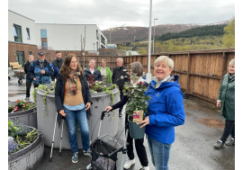 Overlevering av første byggetrinn av "Rotaryhagen"